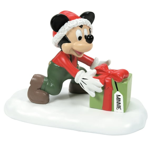 Department 56 Disney Village Minnie Will Love This! Christmas Figurine 2.5in H