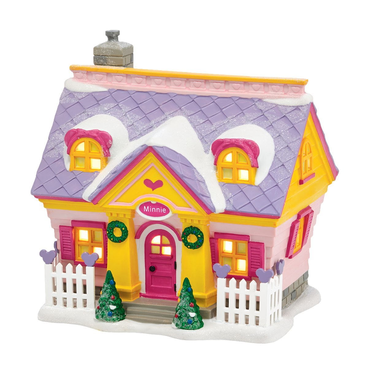 Department 56 Disney Village Minnie's House Lit House, 5.9-Inch