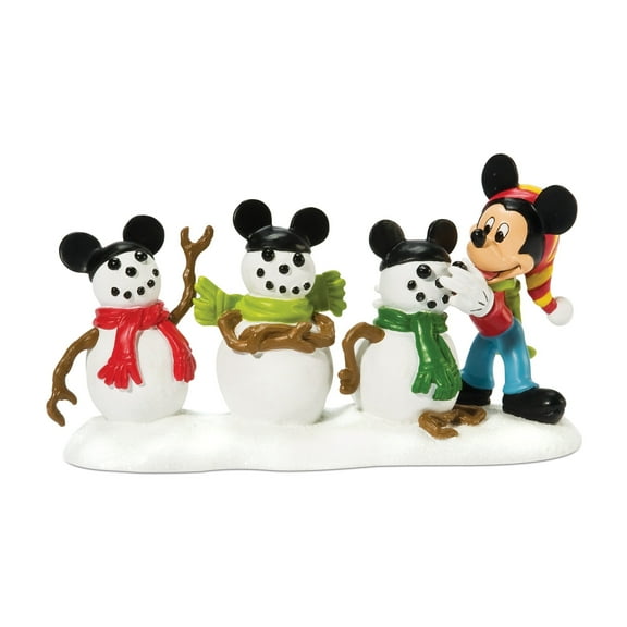 Department 56 Disney Village The Three Mouseketeers Christmas Village Multicolor Figurine 2.25in H