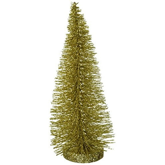 Department 56 Gold Glitter Metal Wire Christmas Tree Decoration 6000265 New