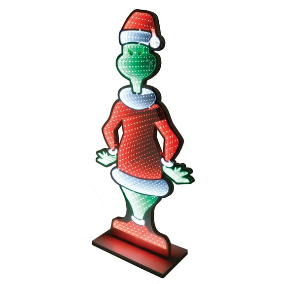 Department 56 Grinch LED Lit Infinity Mirror Christmas Figurine 24in H