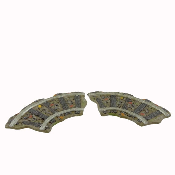 Dept 56 Accessories Haunted Rails Curved Track Ceramic Halloween 4030789