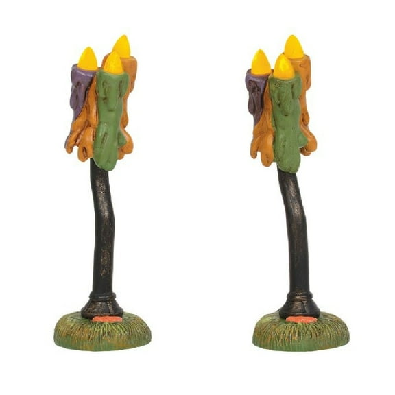 Department 56 Halloween Village Wicked Wax Lamps Accessory Figurine 6003221 New