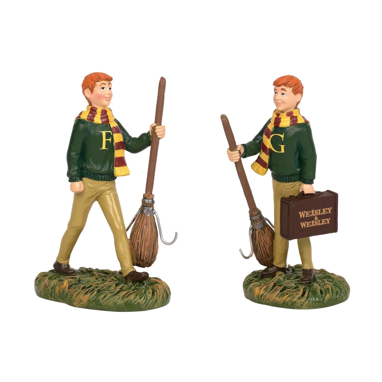 Department 56 Harry Potter Village Fred & George Weasley Figures 3.1in H