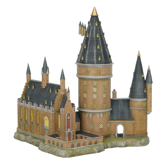 Department 56 Harry Potter Village Hogwarts Great Hall & Tower Lit Building Figurine 13.1in H