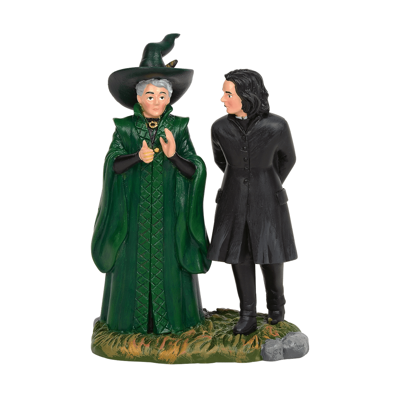 Department 56 Harry Potter Village Snape & McGonagall Figurine 3.2in H