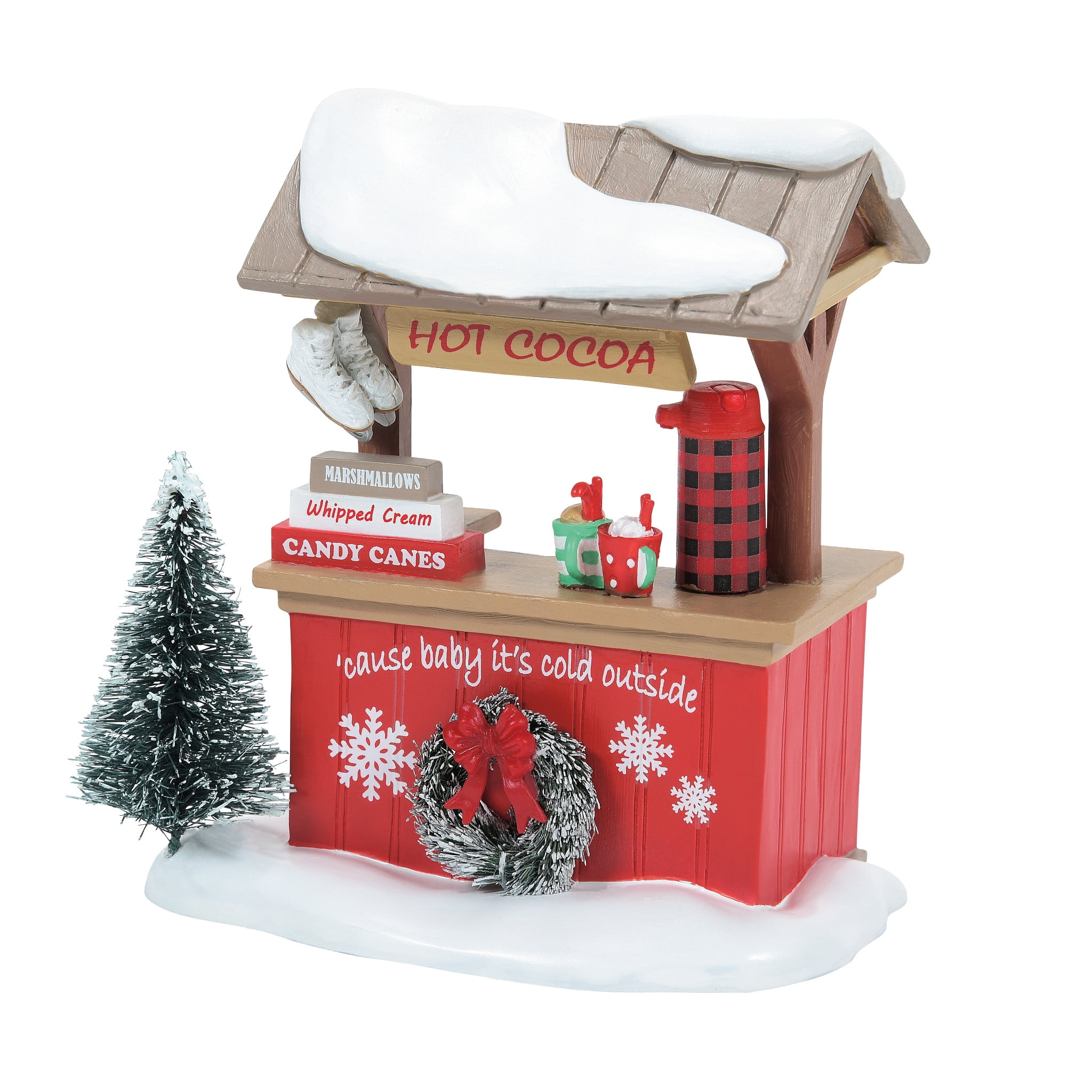 Department 56 Hot Cocoa Stand Village Accessory 4in H