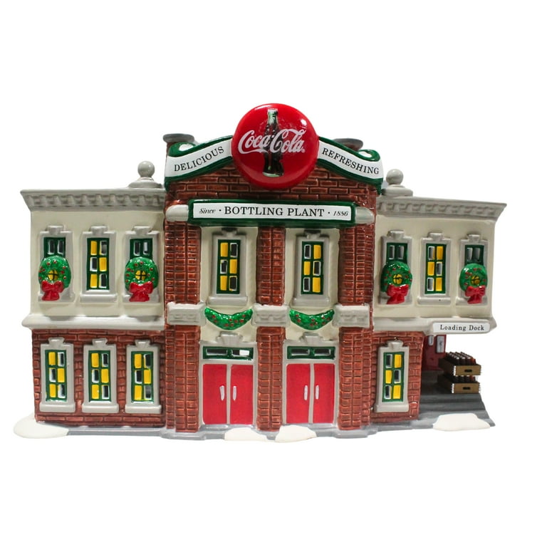 Coca Cola outlets Snow Village Collection