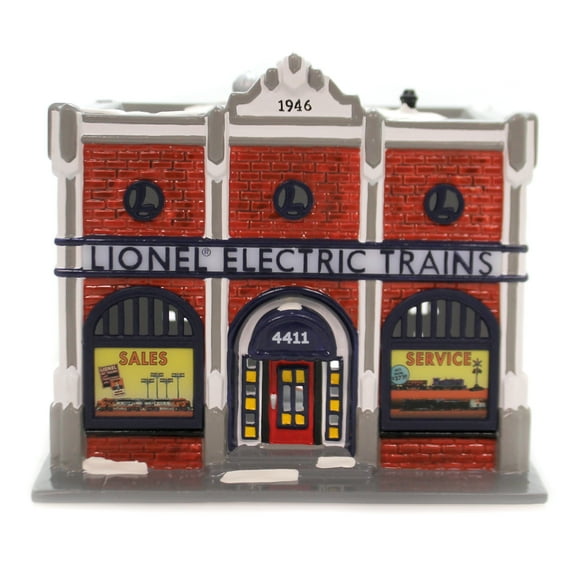 Department 56 House Lionel Electric Train Shop Snow Village Limited Edition 2202
