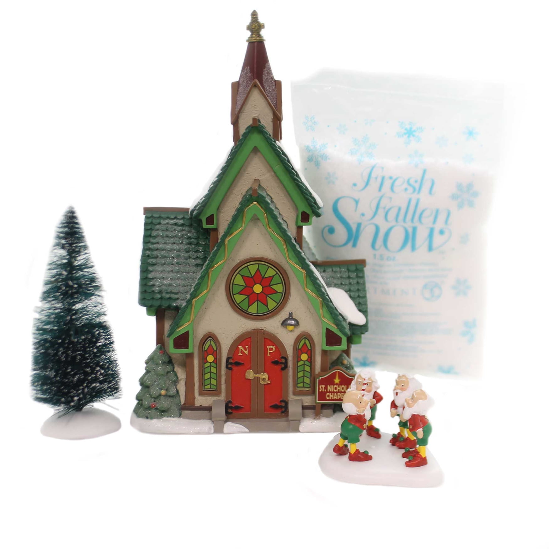 DEPARTMENT 56 NORTH POLE SERIES 5626-0 NORTH POLE CHAPEL IN BOX