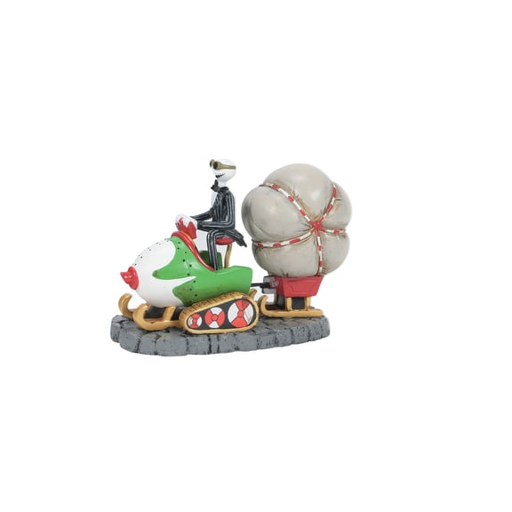 Nightmare Before Christmas Village Jack Brings Christmas Home Accessory Figurine 3.07in H