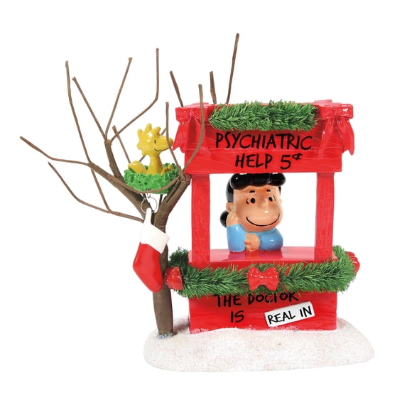 Department 56 Peanuts Village Lucy Is In Multicolor Figurine 4.1in H