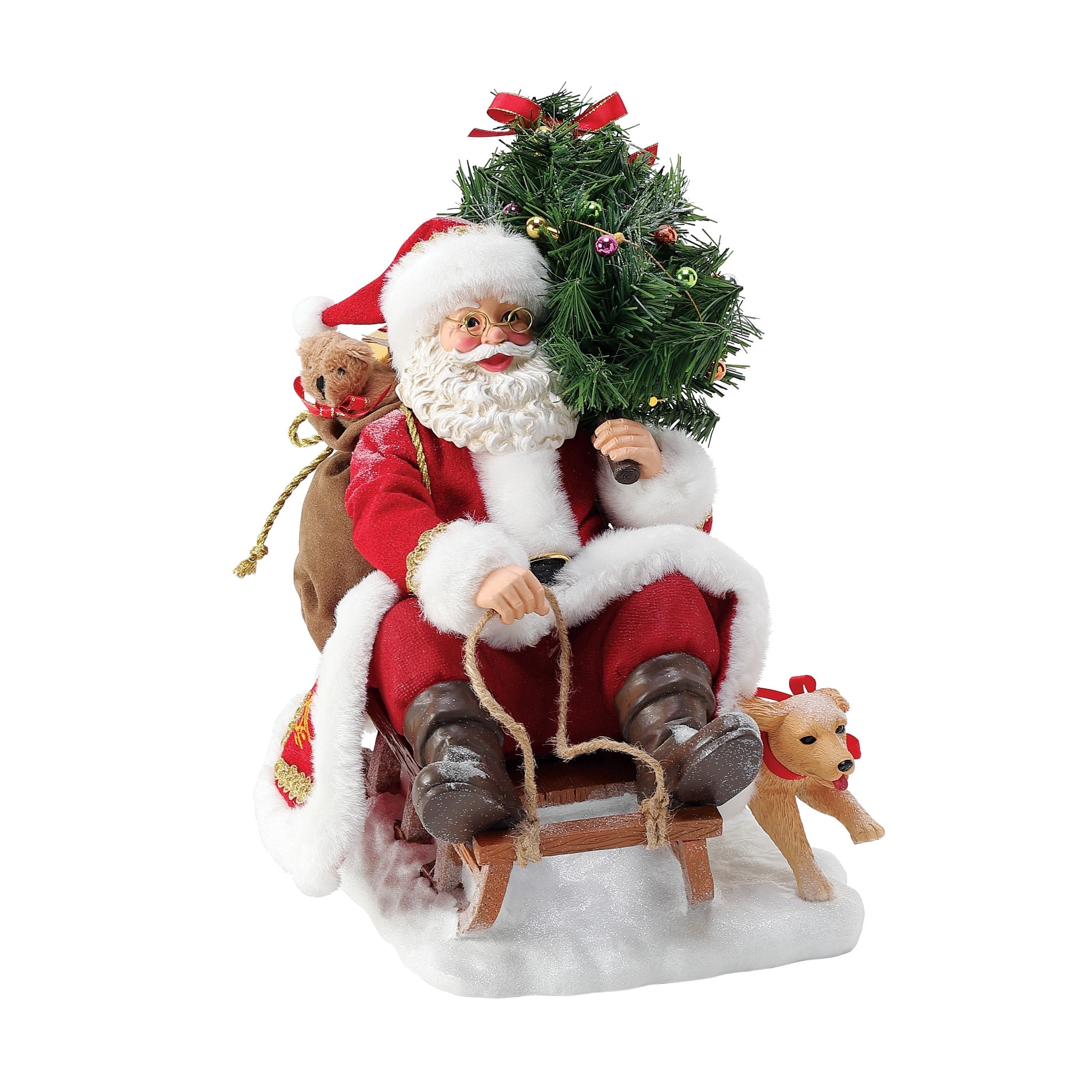 sachin and babi light blue dress Dog Statue With Seasonal Outfits main image 1