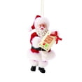 thumbnail image 1 of Department 56 Possible Dreams Santa Making Spirits Bright Hanging Ornament, 6 Inch, Multicolor, 1 of 2