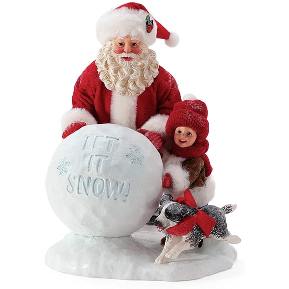 Department 56 Possible Dreams Sports and Leisure Santa Let It Snow Figurine