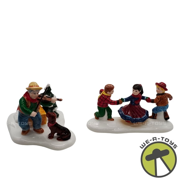 Department 56 Snow Village At The Barn Dance.. Its Allemande Left 54929 NEW