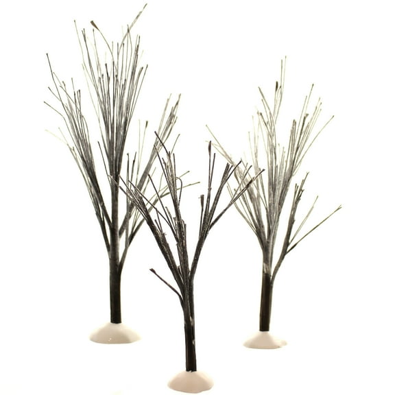 Department 56 Snow Village First Frost Trees (Set of 3)