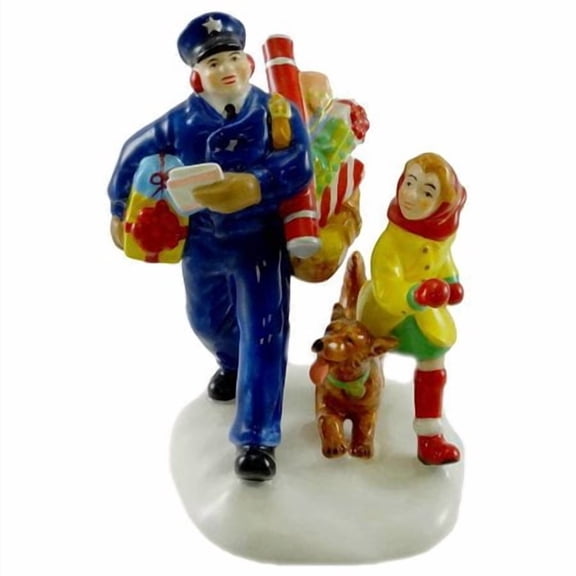 Dept 56 Accessories Something For Me? Snow Village Mailman Dog , 3.50 in. - 55262