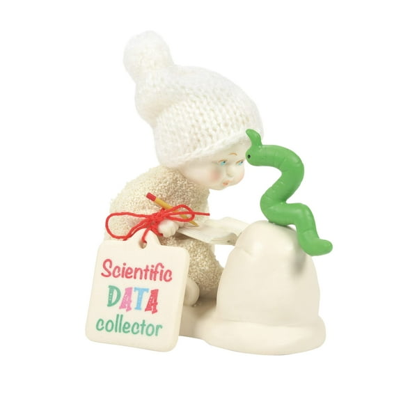 Department 56 Snowbabies Classic Collection Scientific Data Collector Figurine, 2.99 Inch, Multicolor