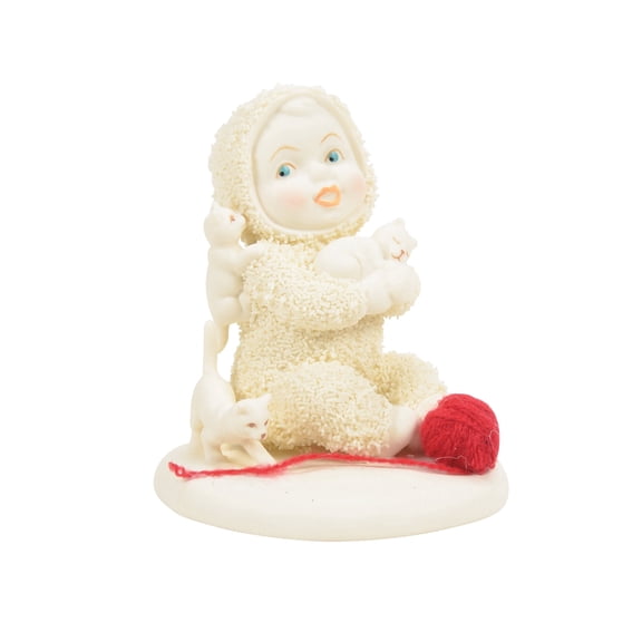 Department 56 Snowbabies Kittens for Christmas Christmas Figurine, Porcelain Multicolor 3.2in H