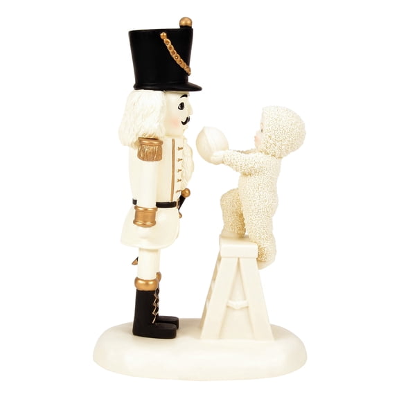 Department 56 Snowbabies Let's Get Crackin' Christmas Nutcracker Figurine, Porcelain Multicolor 8.1in H