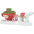 thumbnail image 1 of Department 56 Villages Teacup Delivery Service - One Accessory 1.75 Inch, Porcelain - Sled Polar Bear Peppermint 6011407, 1 of 3