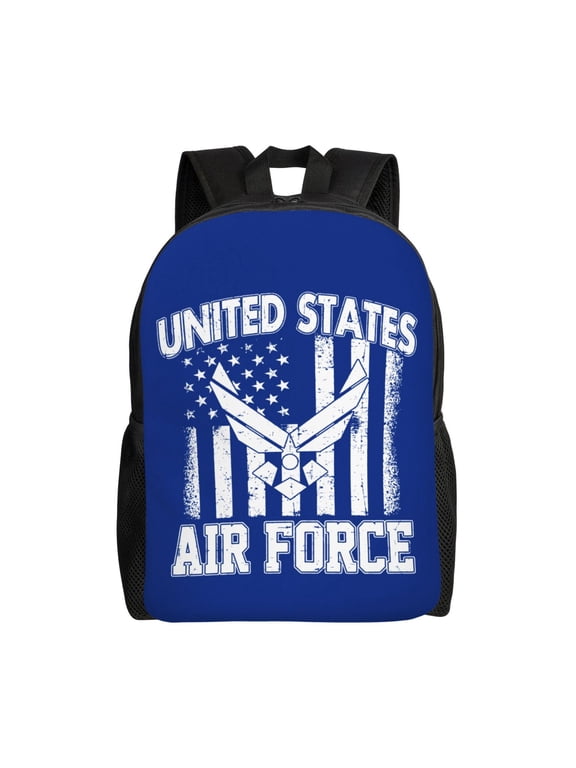 Department Of The Air Force Backpack Single-Sided Printed Backpack Light Casual Laptop Backpack Travel Backpack Suitable For Office Travel Commuting