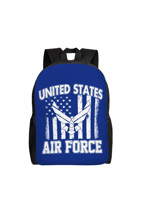Department Of The Air Force Backpack Single-Sided Printed Backpack Light Casual Laptop Backpack Travel Backpack Suitable For Office Travel Commuting
