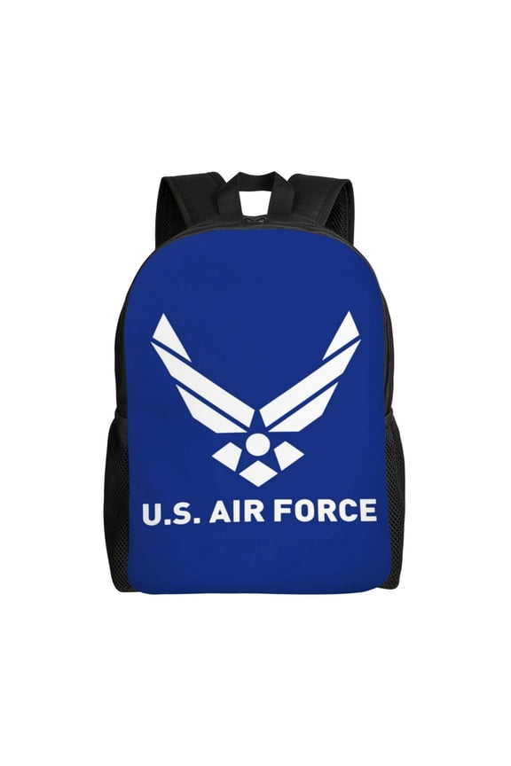Department Of The Air Force Backpack Single-Sided Printed Backpack Light Casual Laptop Backpack Travel Backpack Suitable For Office Travel Commuting