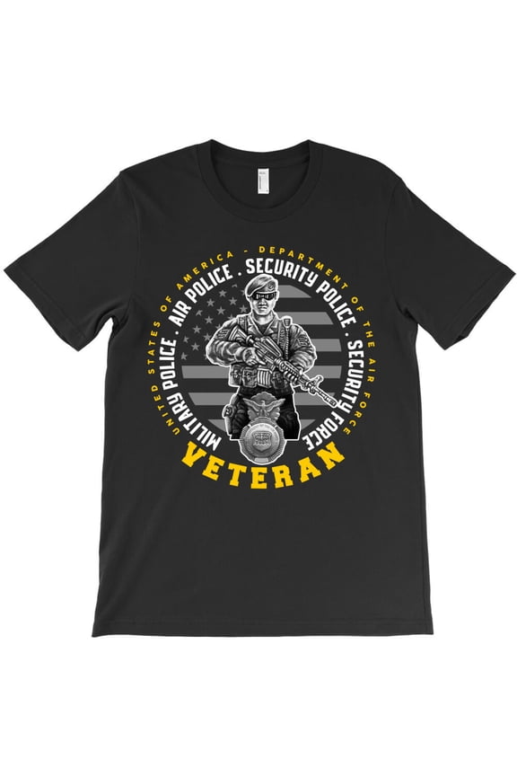 Department Of The Air Force, Veteran Military Police Pride Graphic G2641 Unisex T-Shirt, Up to Size 5XL