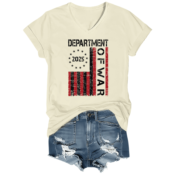 Department Of War Shirt, Department Of War 2025 T-Shirt V-Neck