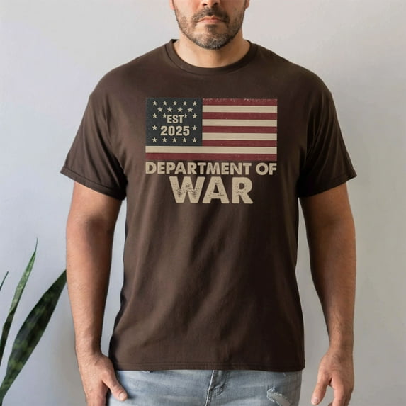 Department of War Established 2025 Re-Established T-Shirt, Fullsizes S-5XL Multicolors T-Shirt