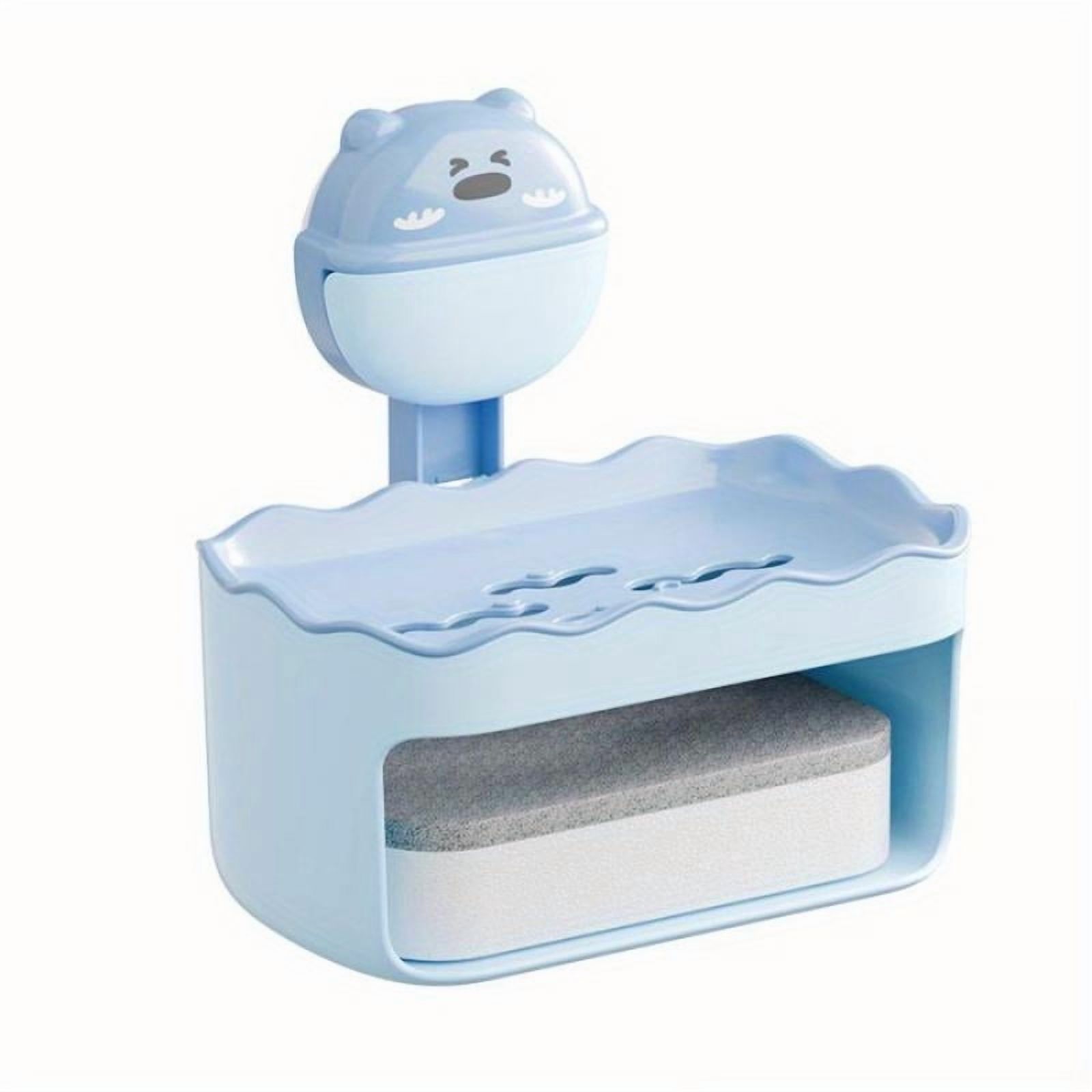 Department store Suction Cup Soap Dish for Shower Wall Mounted Plastic ...