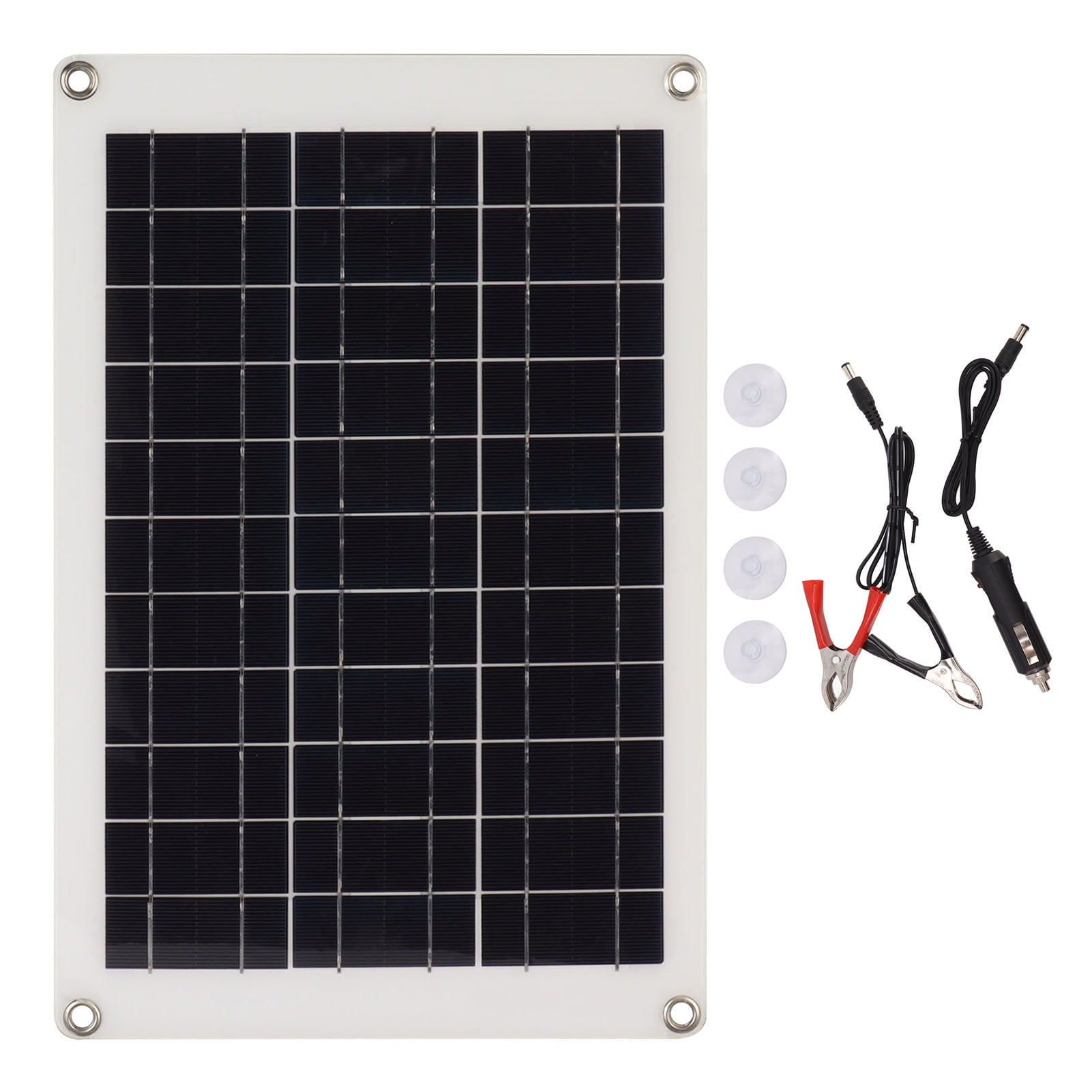 Depato 20W Polycrystalline Solar Panel Kit Flexible Photovoltaic Charging Panel with Dual USB Interface
