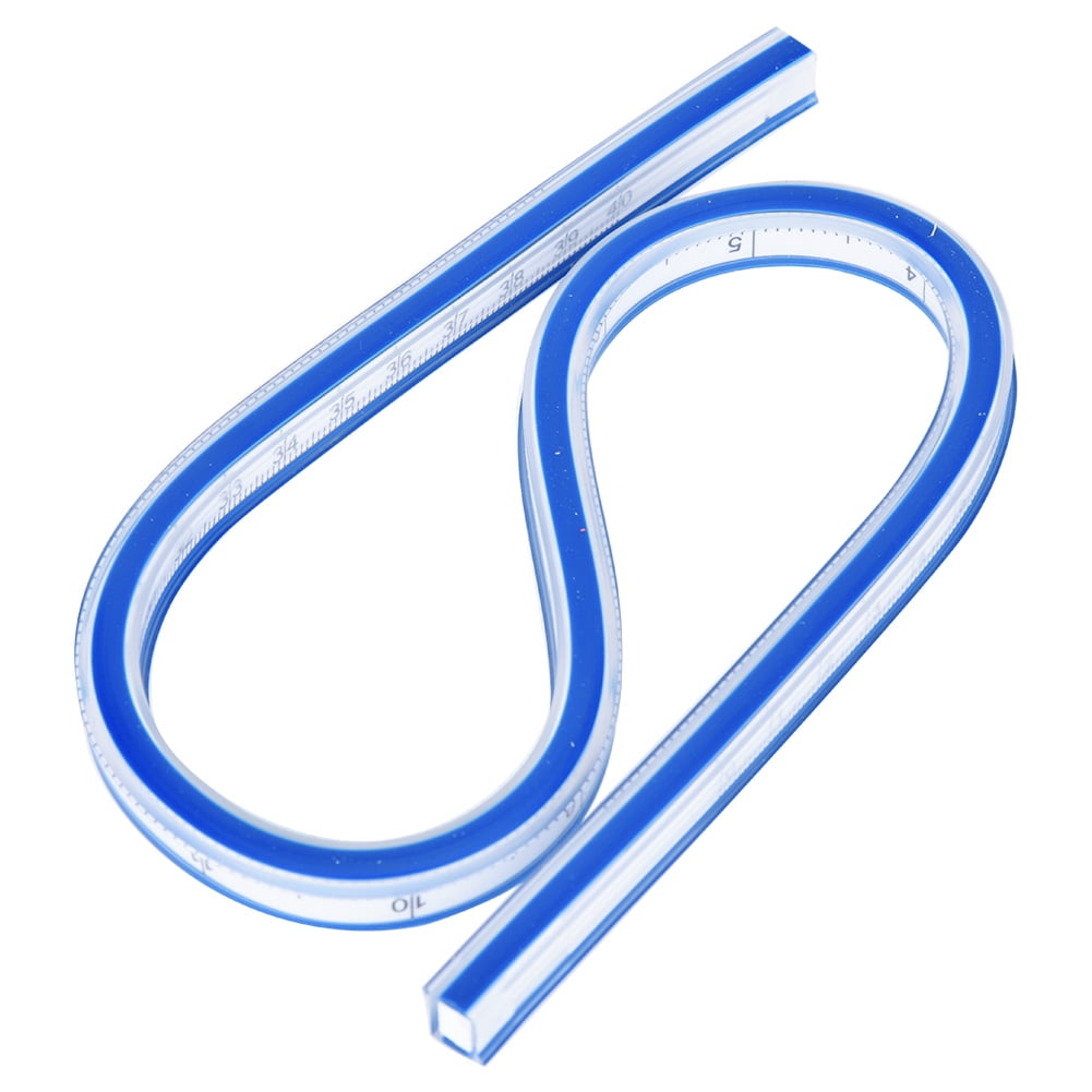 Depato Flexible Plastic Drafting Drawing Curve Ruler Bend Geometric ...