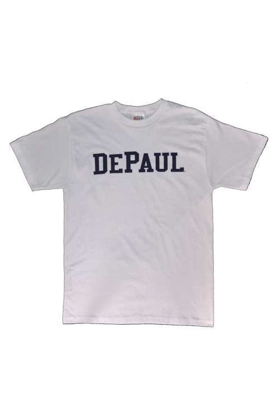 Depaul T-shirt - Block Print, White