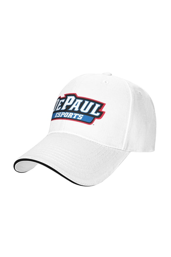 Depaul University Casual Sandwich Baseball Cap Adjustable For Men For Women
