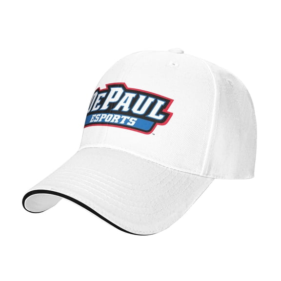 Depaul University Casual Sandwich Baseball Cap Adjustable For Men For Women