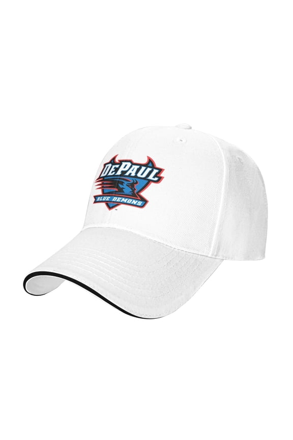Depaul University Casual Sandwich Baseball Cap Adjustable For Men For Women
