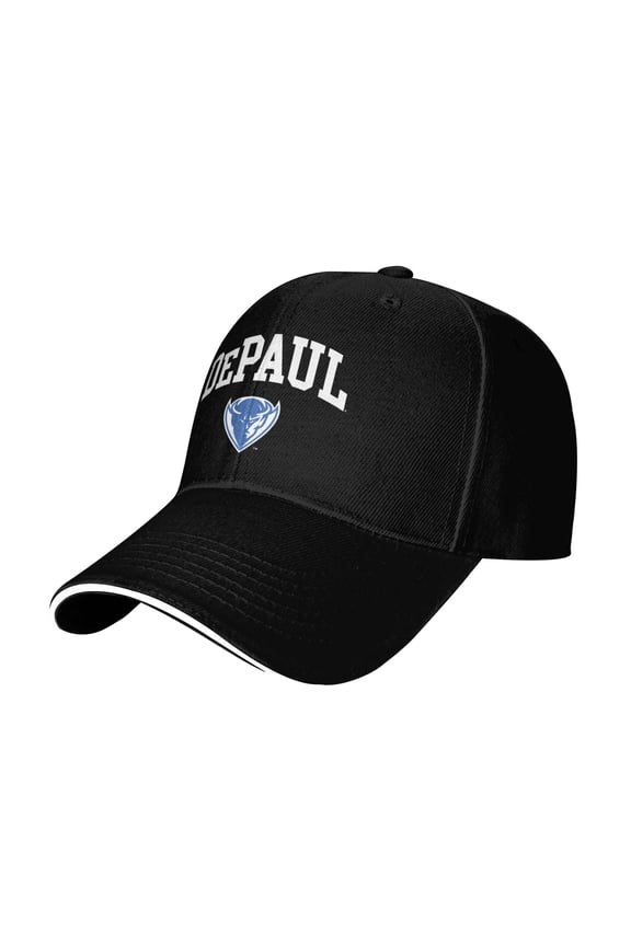 Depaul University Casual Sandwich Baseball Cap Adjustable For Men For Women