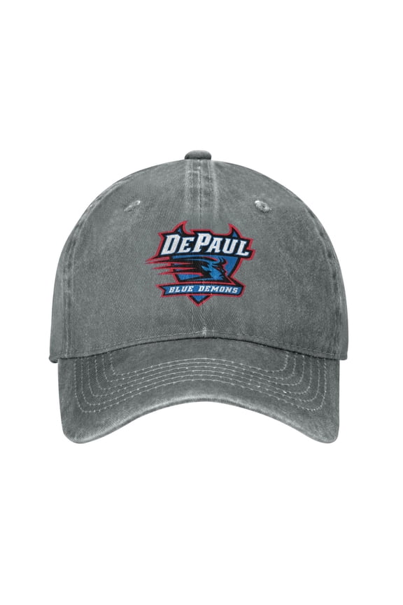 Depaul University Hat Adult Adjustable Classic Washed Casquette Cap Hat Baseball Cap