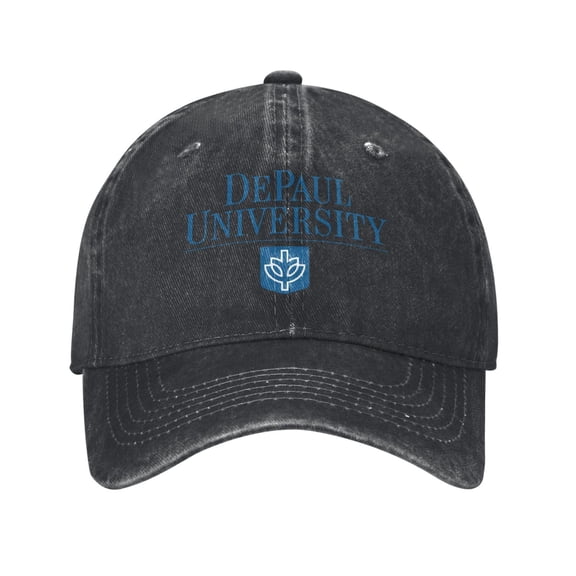 Depaul University Logo Classic Cowboy Hat Adjustable Baseball Cap Unisex Casual Sports Hat