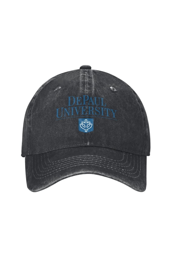 Depaul University Logo Classic Cowboy Hat Adjustable Baseball Cap Unisex Casual Sports Hat