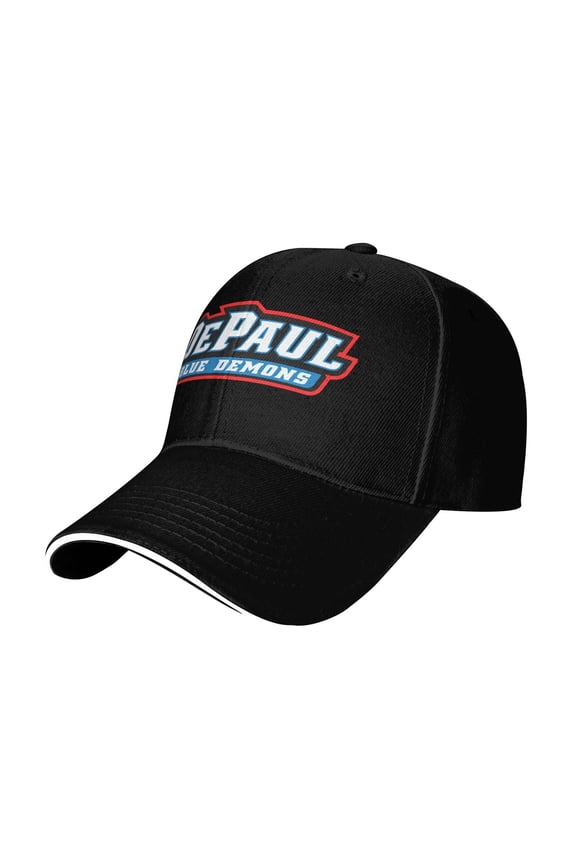 Depaul University Logo Sandwich Cap Unisex Classic Baseball Capunisex Adjustable Casquette Dad Hat