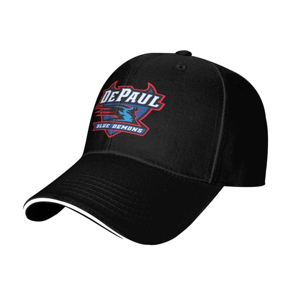 Depaul University Logo Sandwich Cap Unisex Classic Baseball Capunisex Adjustable Casquette Dad Hat