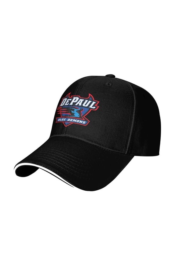 Depaul University Logo Sandwich Cap Unisex Classic Baseball Capunisex Adjustable Casquette Dad Hat