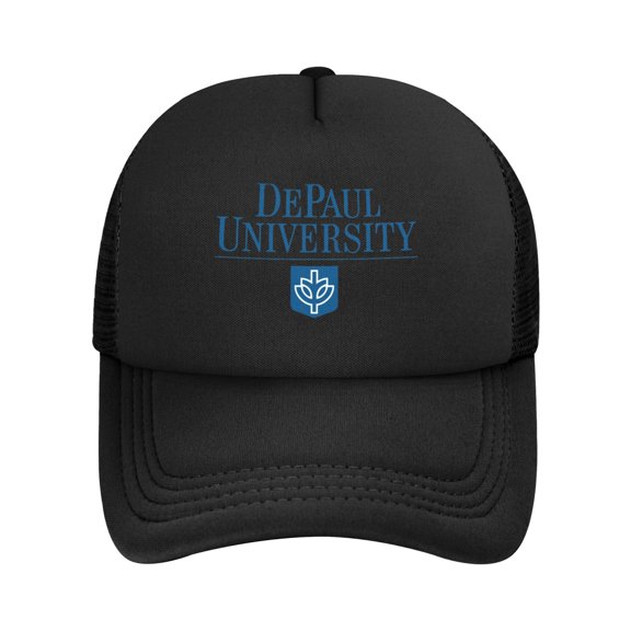 Depaul University Solid Color Lightweight Adult Mesh Baseball Cap