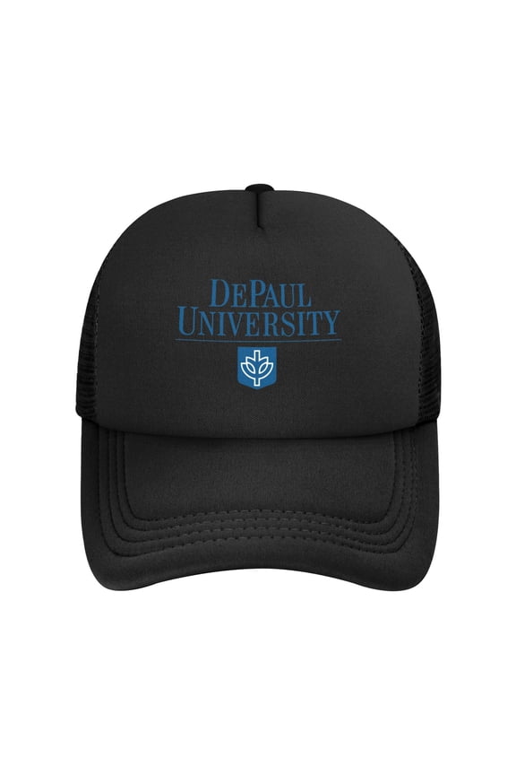 Depaul University Solid Color Lightweight Adult Mesh Baseball Cap