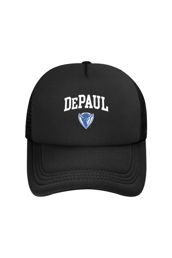 Depaul University Solid Color Lightweight Adult Mesh Baseball Cap