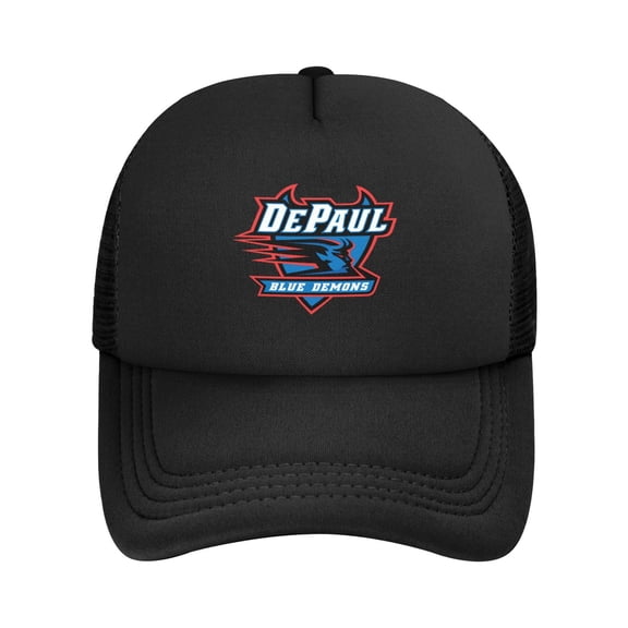 Depaul University Solid Color Lightweight Adult Mesh Baseball Cap